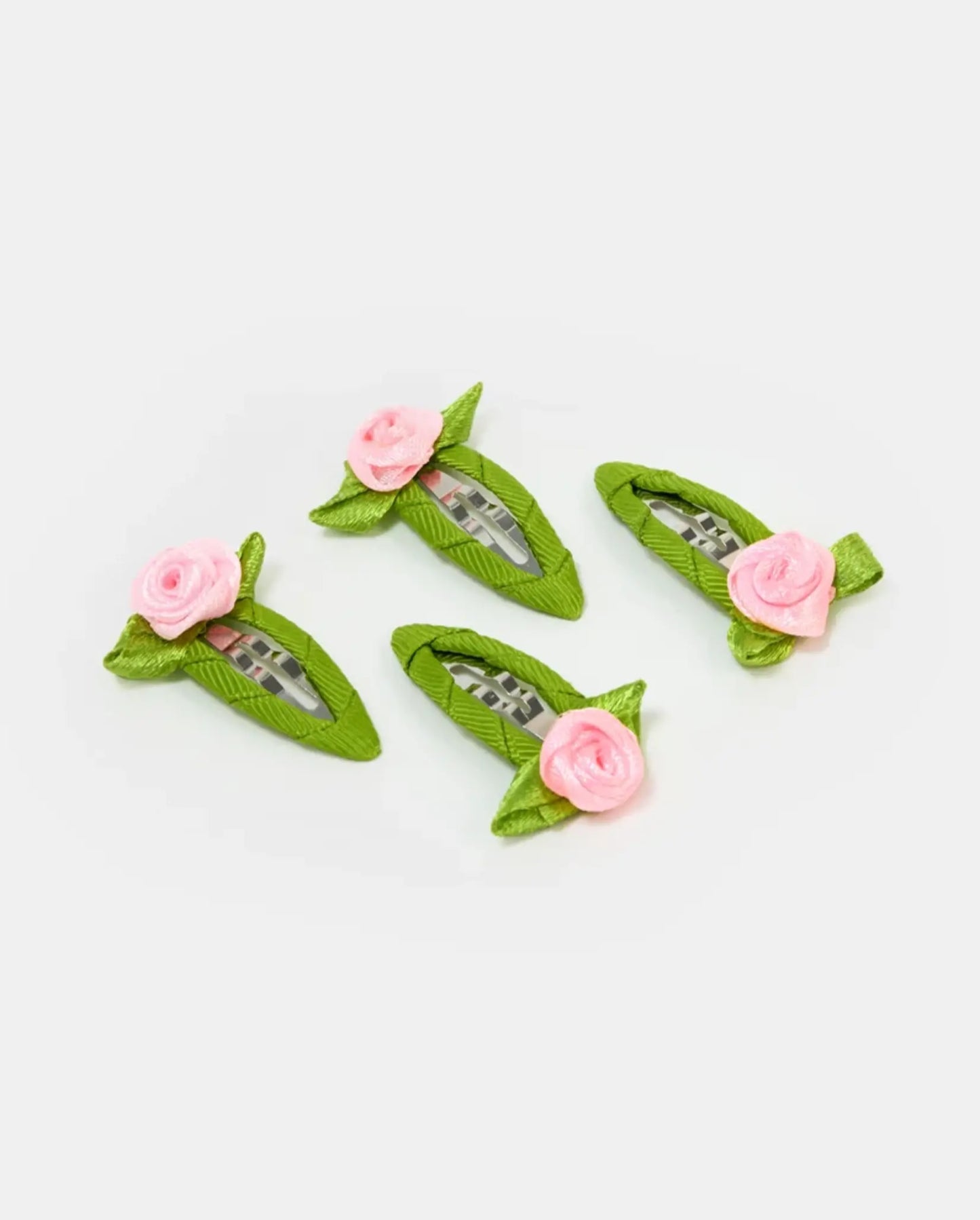 CHUNKS Rosette Snap Clips in Blush