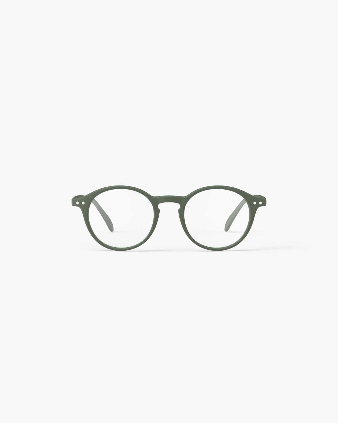 IZIPIZI reading glasses in #D design in Khaki Green colour