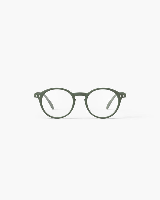IZIPIZI reading glasses in #D design in Khaki Green colour