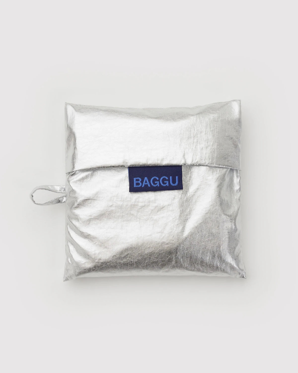 BAGGU Standard Reusable Bag - Chrome Metallic