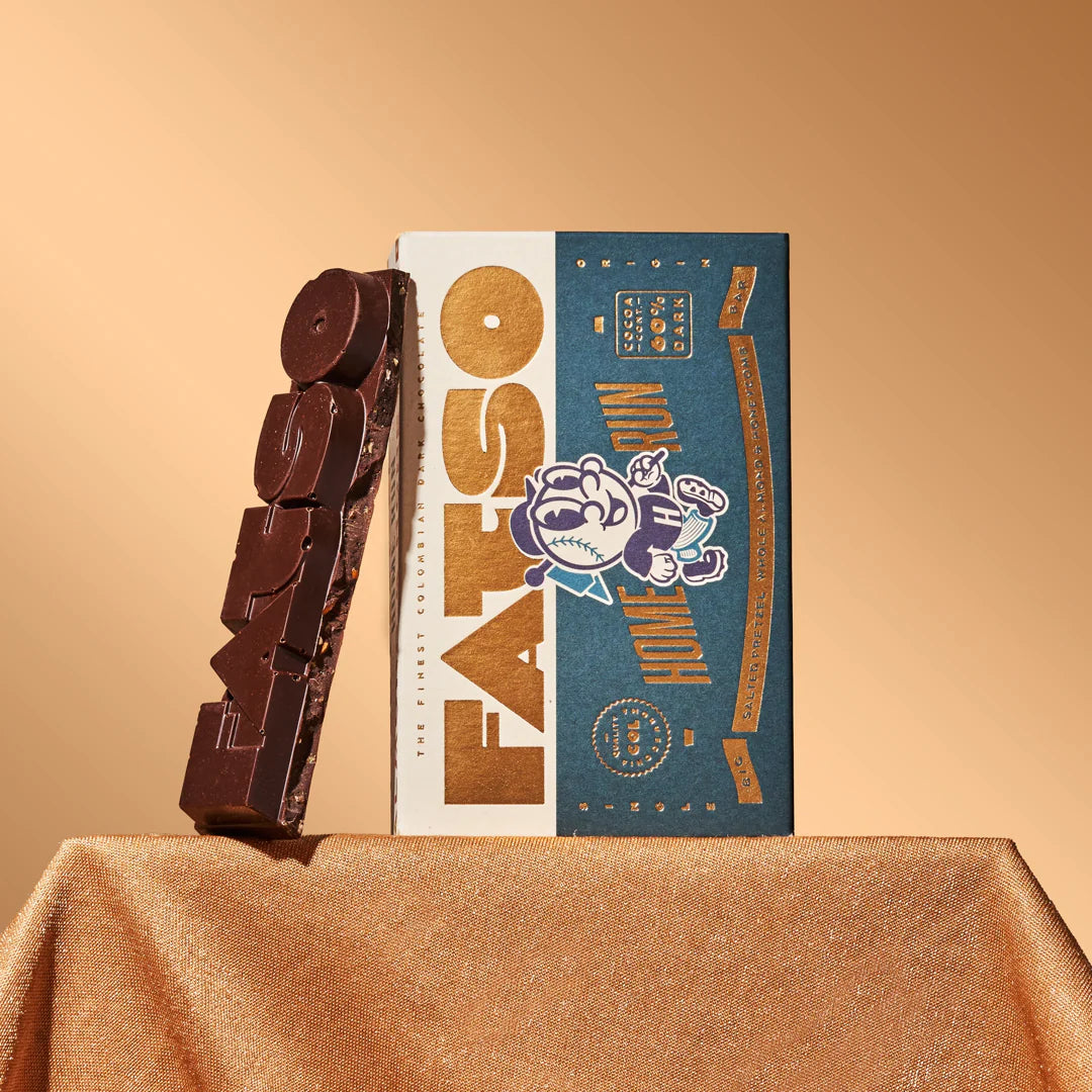 FATSO Home Run Chocolate - Salted Pretzel, Almond & Honeycomb