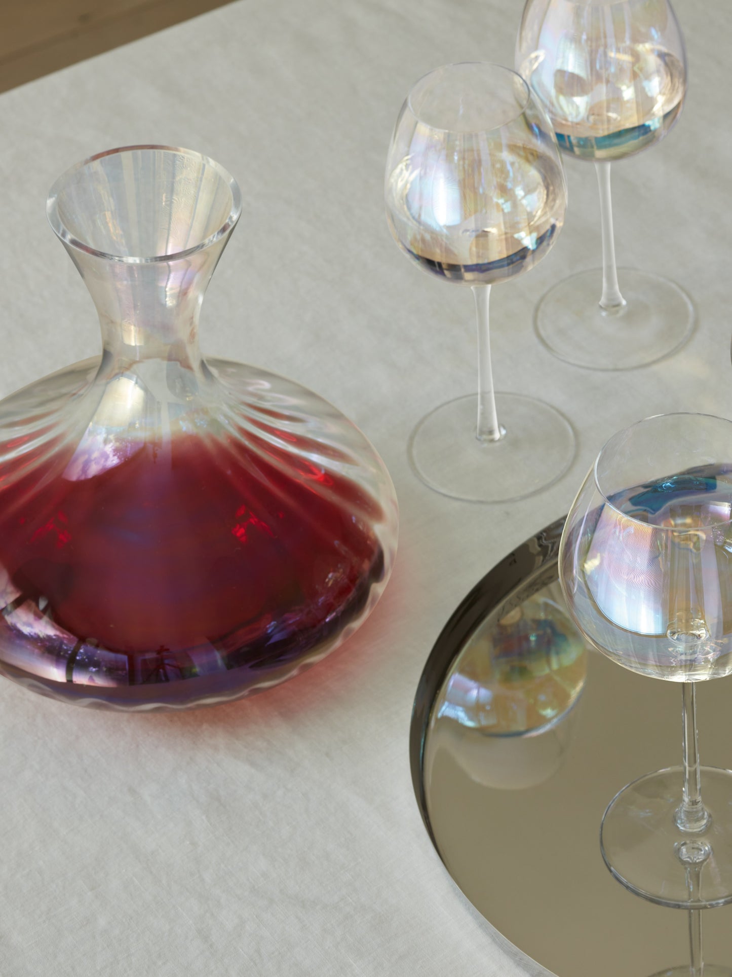 LSA Pearl White Wine Glass Set Of 4