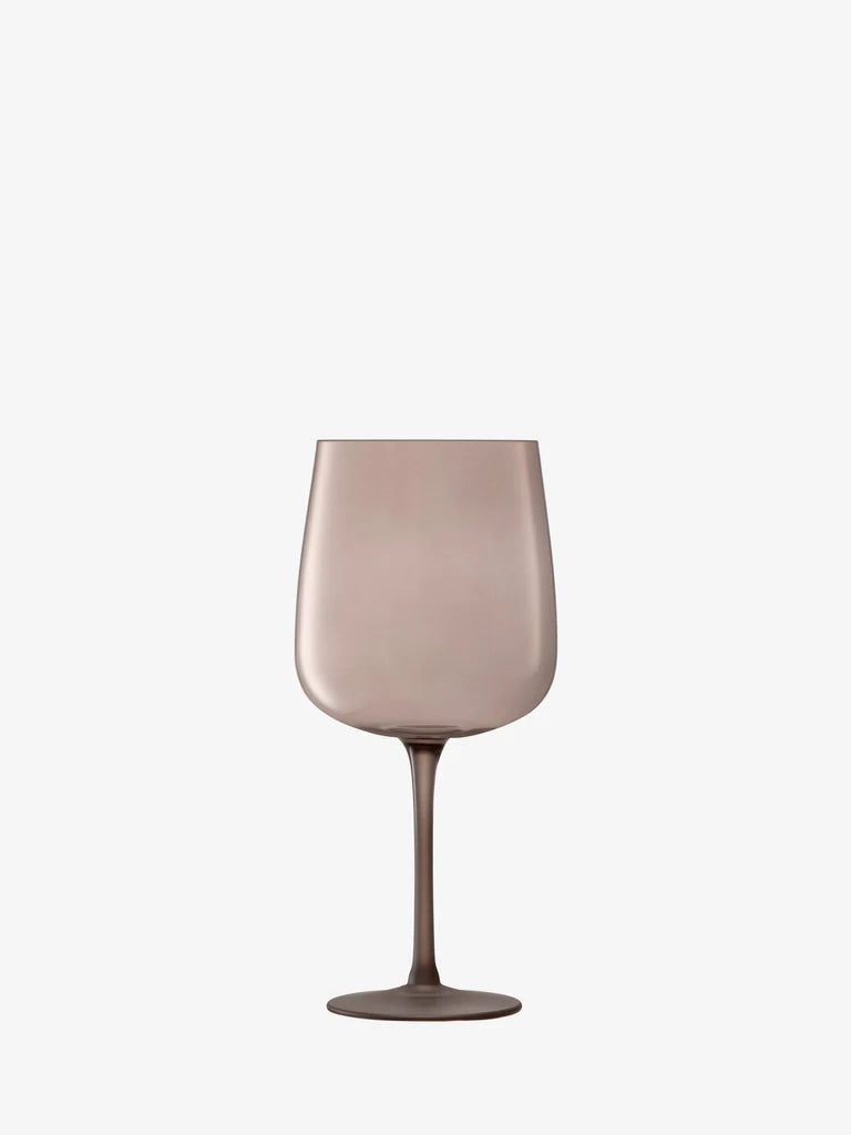 LSA Arc Contrast Wine Glass 330ml Set of 2 - Earth
