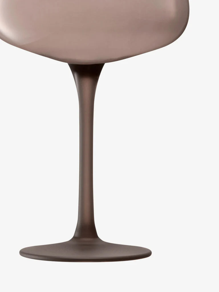 LSA Arc Contrast Cocktail Saucer 250ml Set of 2 - Earth
