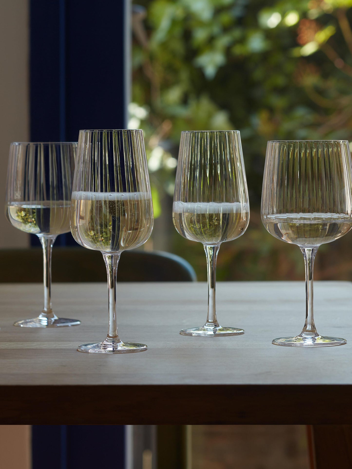 LSA Arc Flow Flute Glass 280ml Set of 2 - Clear
