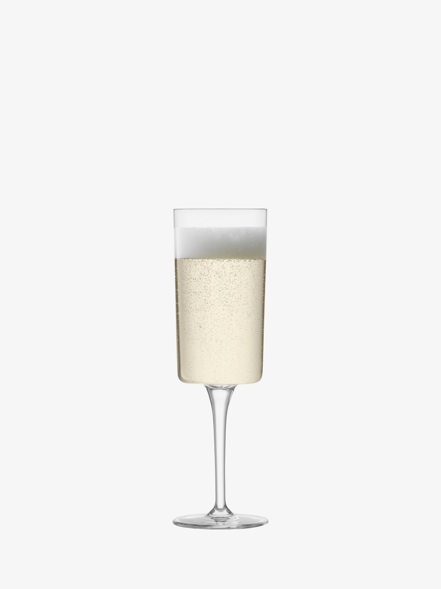 LSA Gio champagne flute 210ml in clear