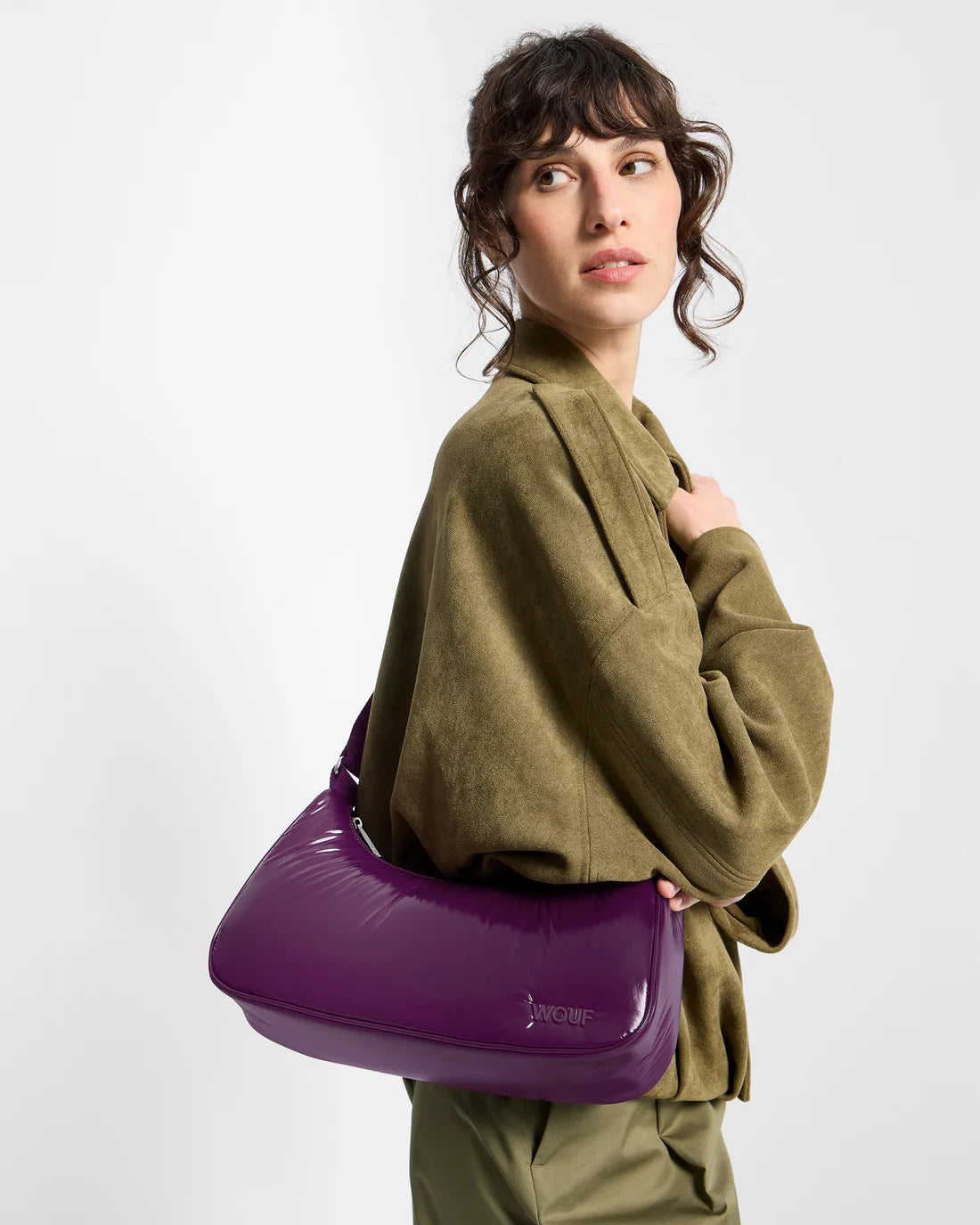 WOUF Plum Crossbody Bag