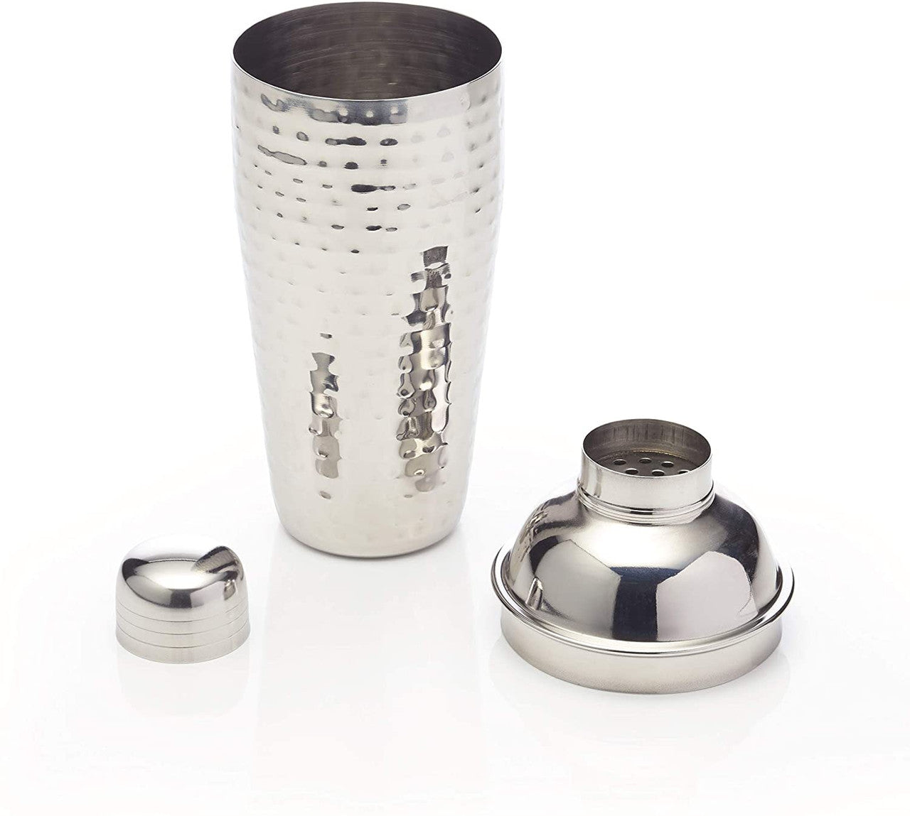 BarCraft Hammered-Steel Textured Cobbler-Style Shaker