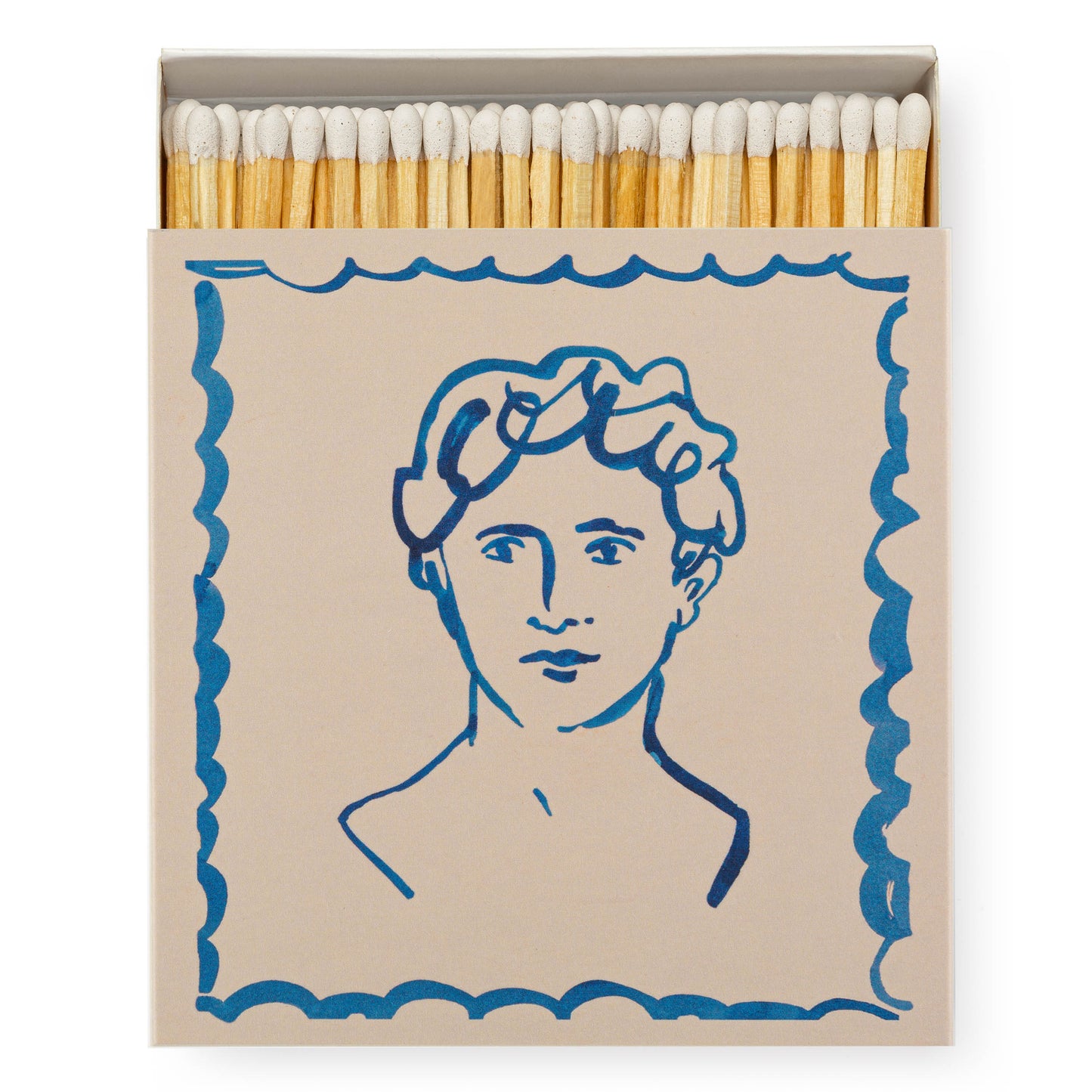 luxury matches in handsome illustration by Wanderlust Paper Co