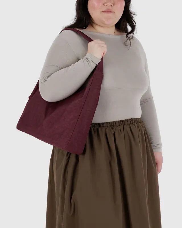 BAGGU Nylon Shoulder Bag - Mahogany