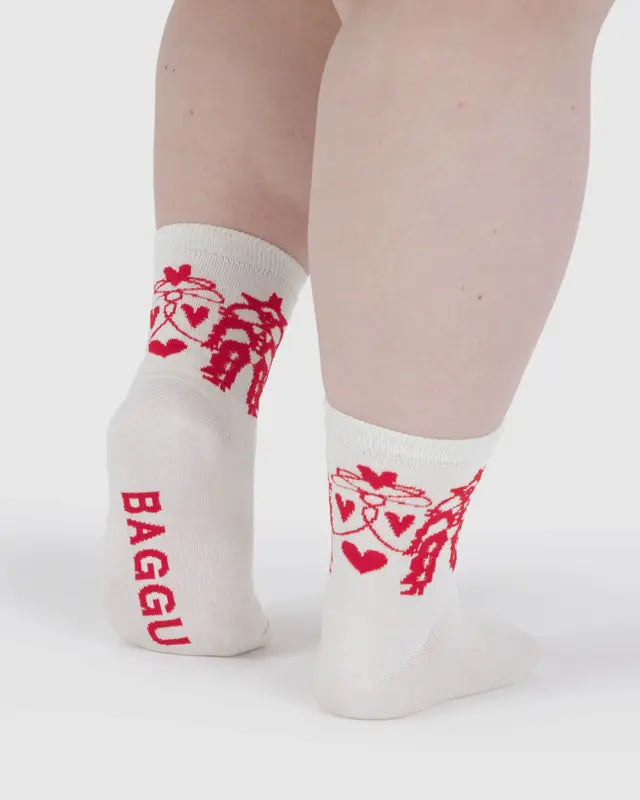 BAGGU Crew Socks - Cowgirl