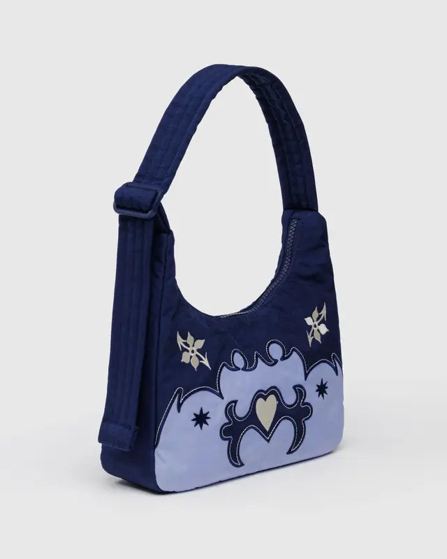 BAGGU Mini Nylon Shoulder Bag - Western Applique