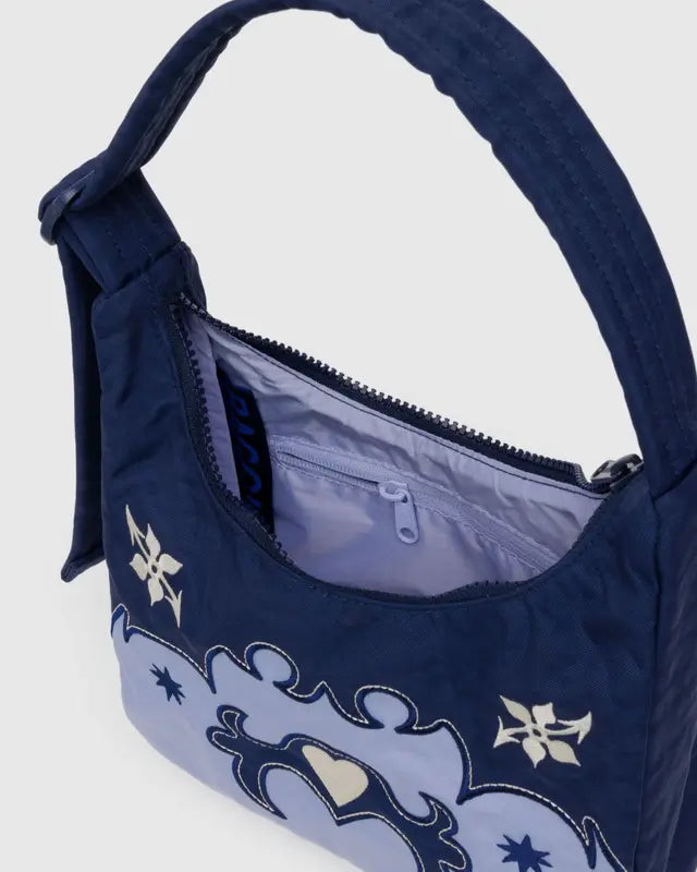 BAGGU Mini Nylon Shoulder Bag - Western Applique