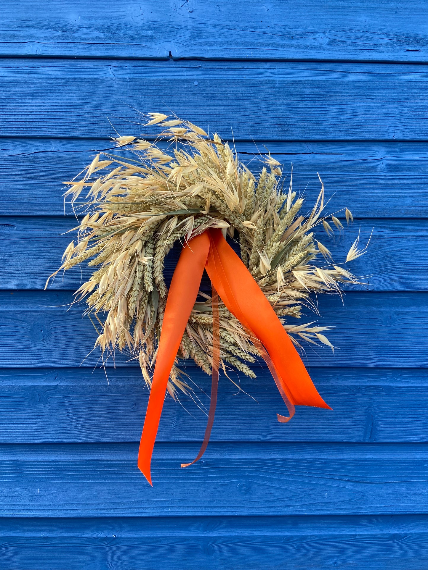 Modern Christmas Door Wreath - harvest
