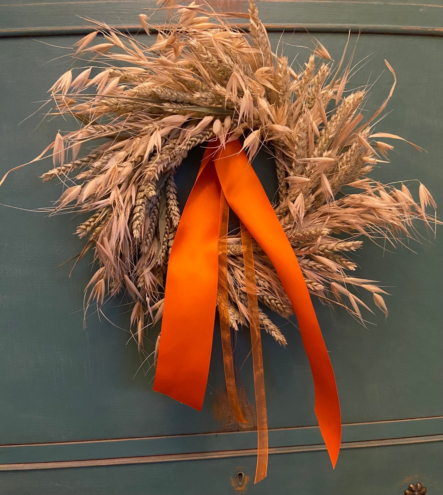 Modern Christmas Door Wreath - Harvest