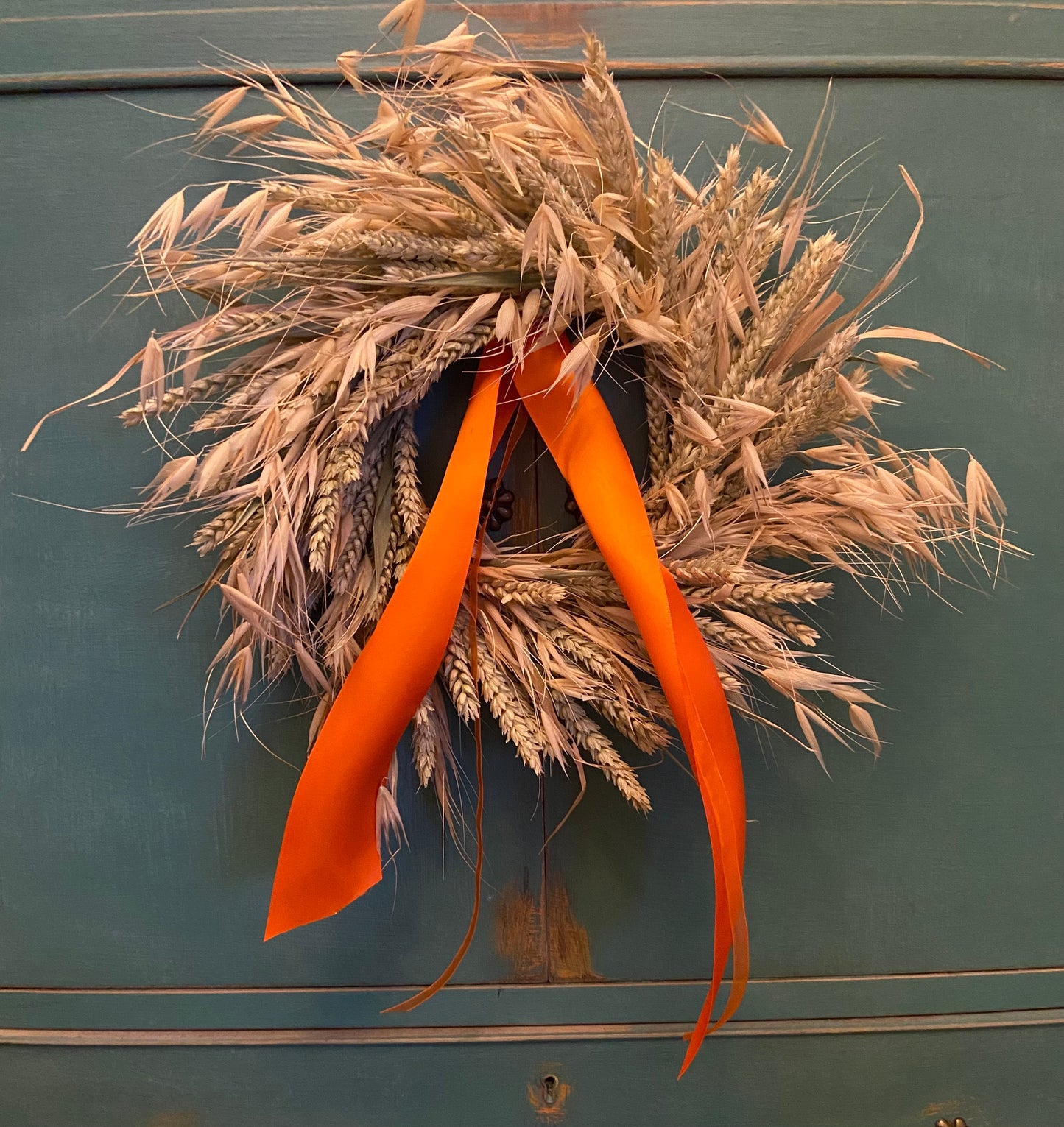 Modern Christmas Door Wreath - Harvest