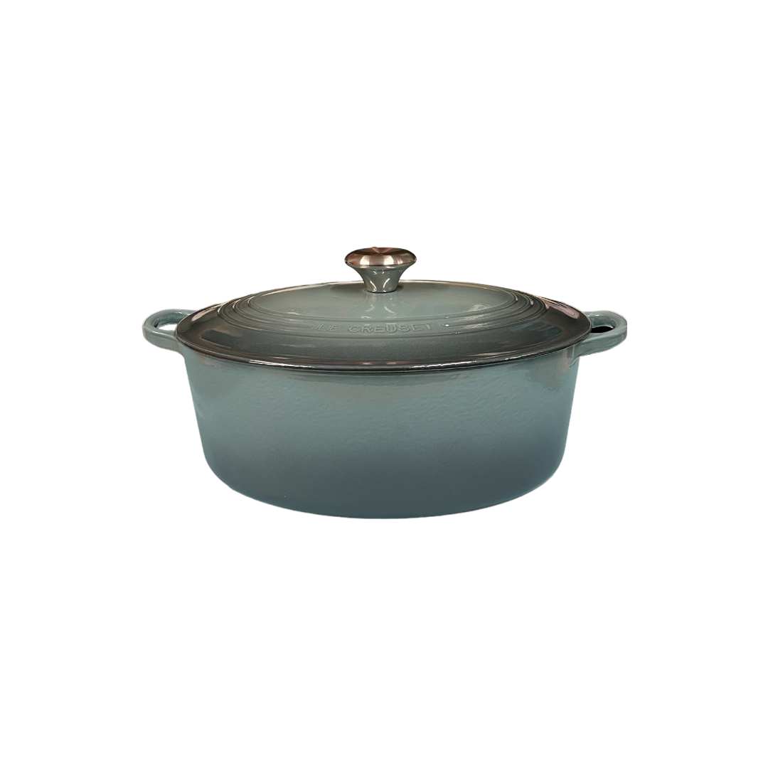 Le Creuset 31cm Signature Oval Wide Oven Pot in Ocean