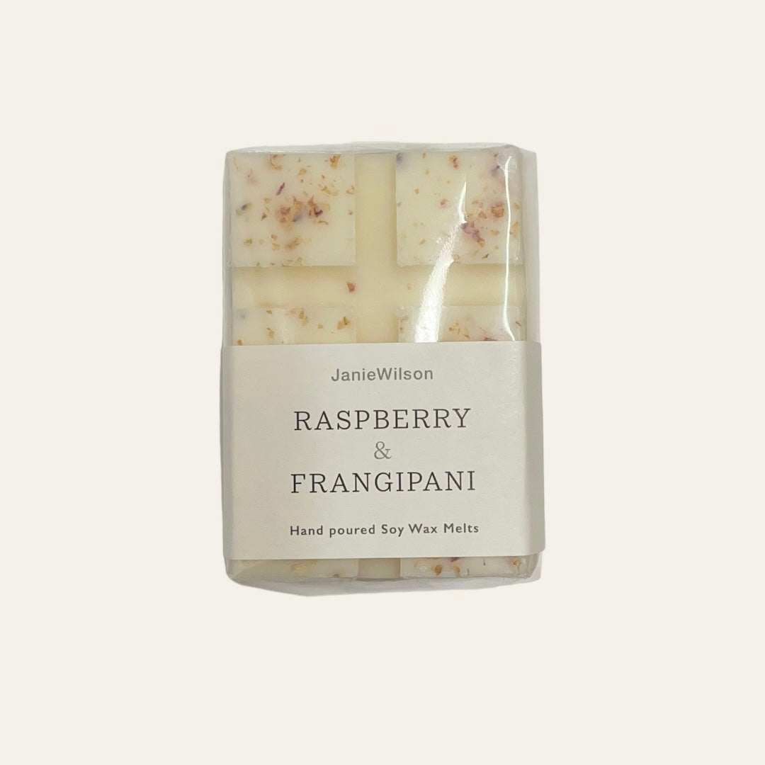 Janie Wilson Soy Wax Melts - Raspberry & Frangipani
