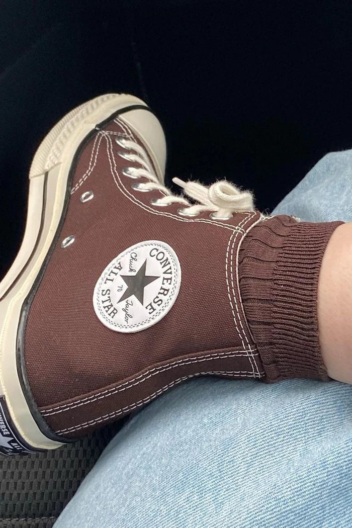 Le Bon Shoppe Her Socks - Coffee