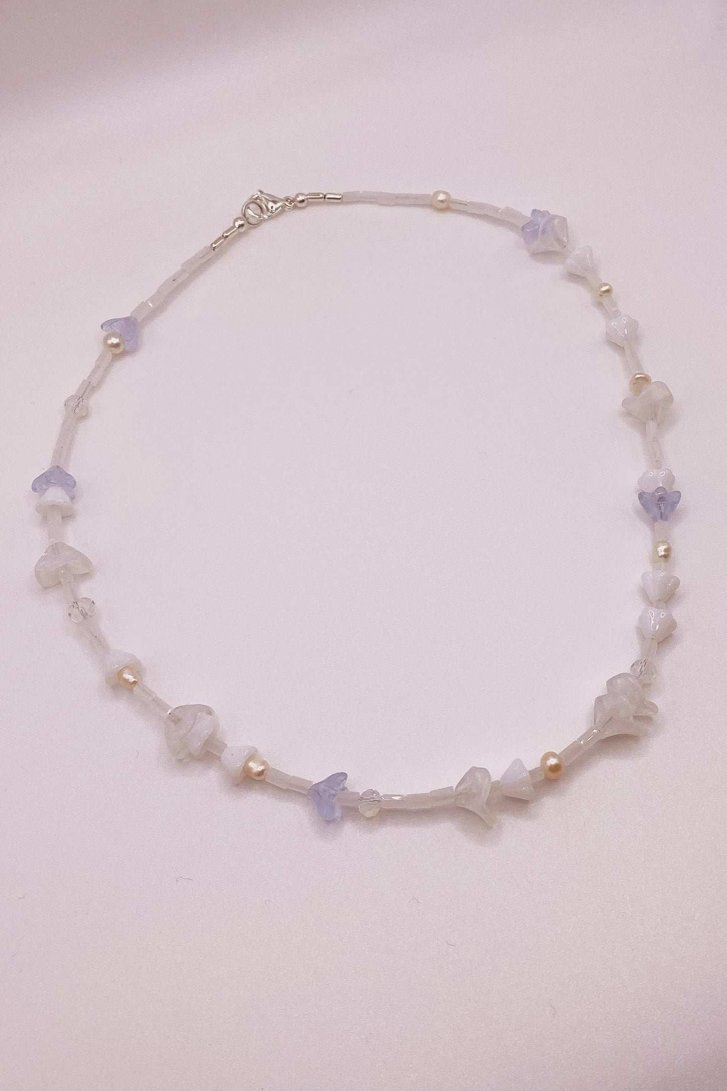 Bloma Snowdrop garland necklace