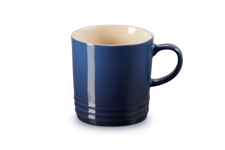 Le Creuset Stibeware mug 350ml in ink a deep blue 