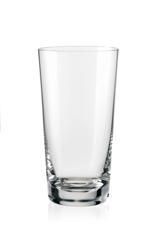crystalex jive glass tumbler 400 ml set of 6 - clear