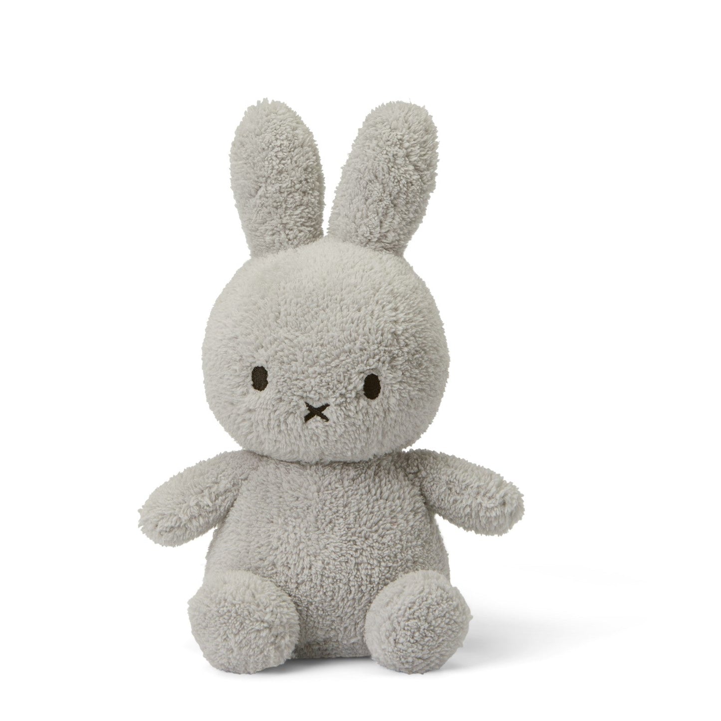 miffy terry plush soft toy in grey