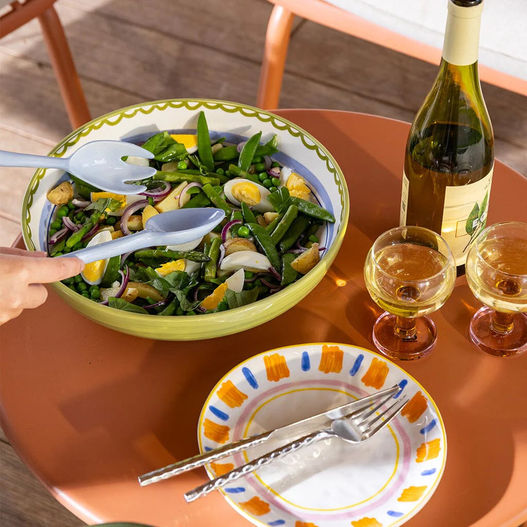 &Klevering Salad Server Boavista Blue