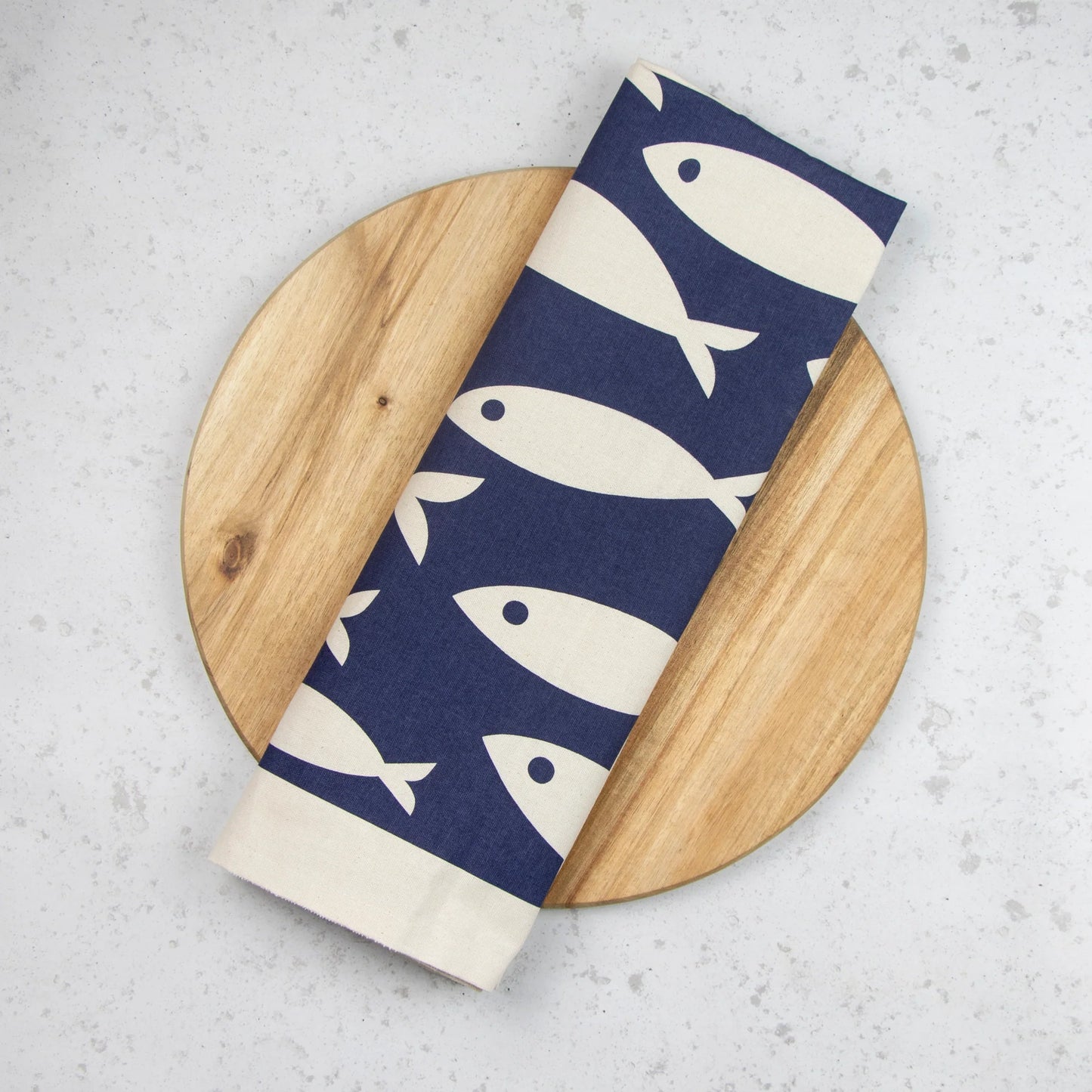 Liga Organic Tea Towel in Fish