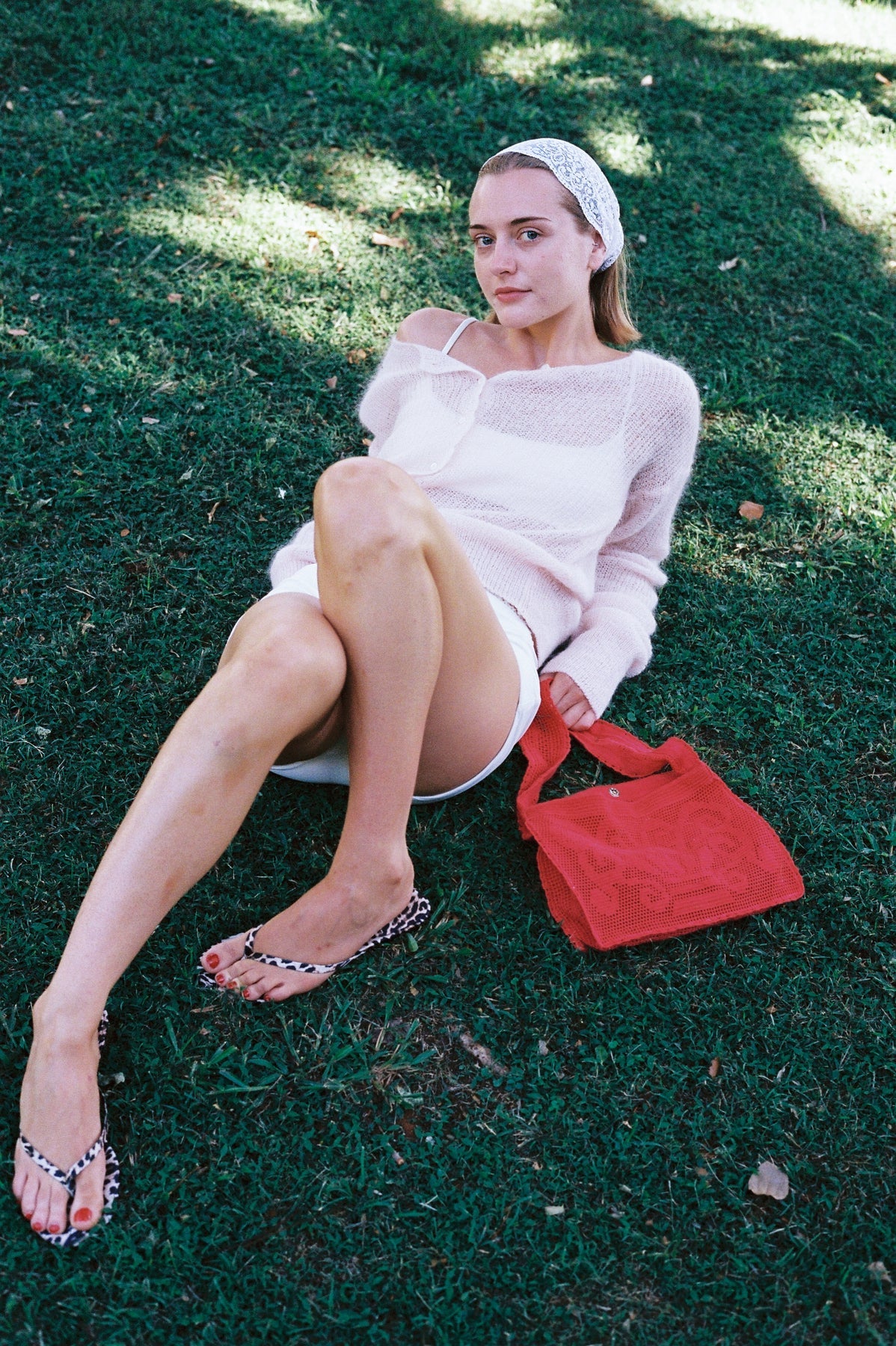 NANANITA Fountain Crochet Bag - Ruby