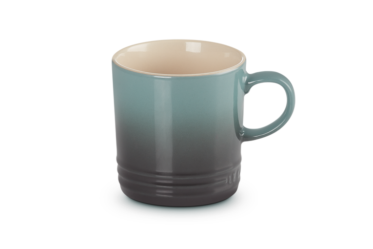 le creuset stoneware mug 350ml in ocean