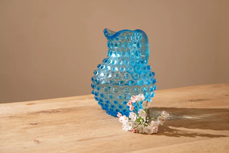 Klimchi Azure Blue Hobnail Jug 1L