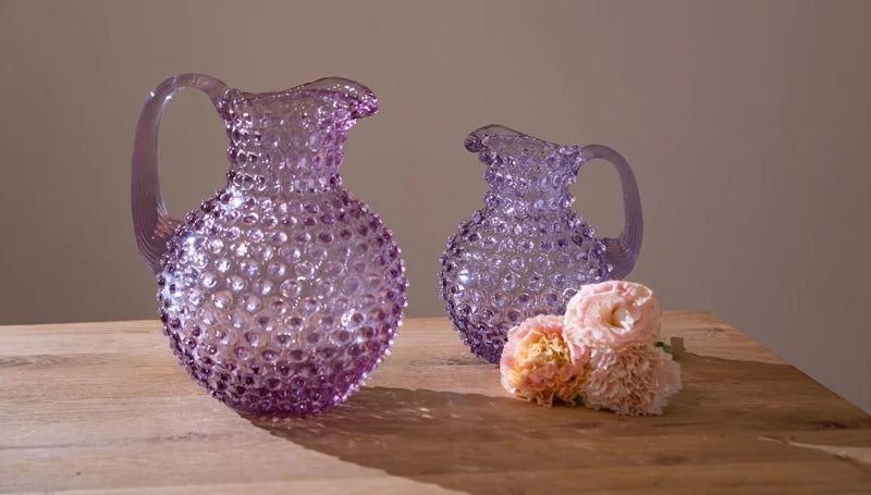 Klimchi Lilac Hobnail Jug 1L