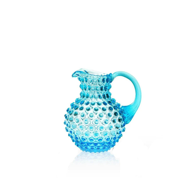 klimchi azure blue hobnail jug 1l