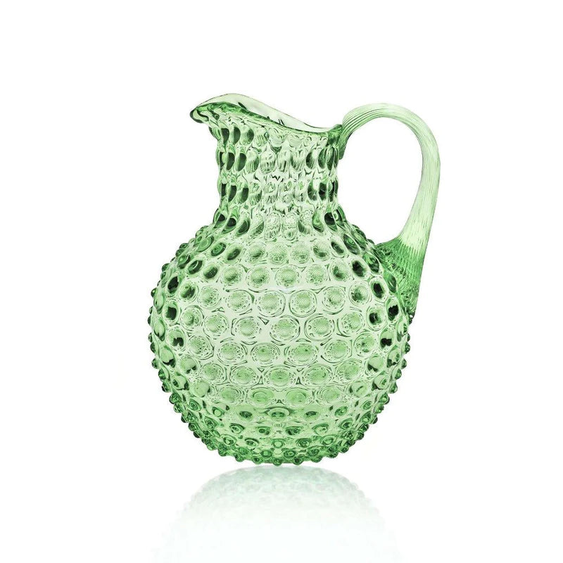 Klimchi light green hobnail jug 2l