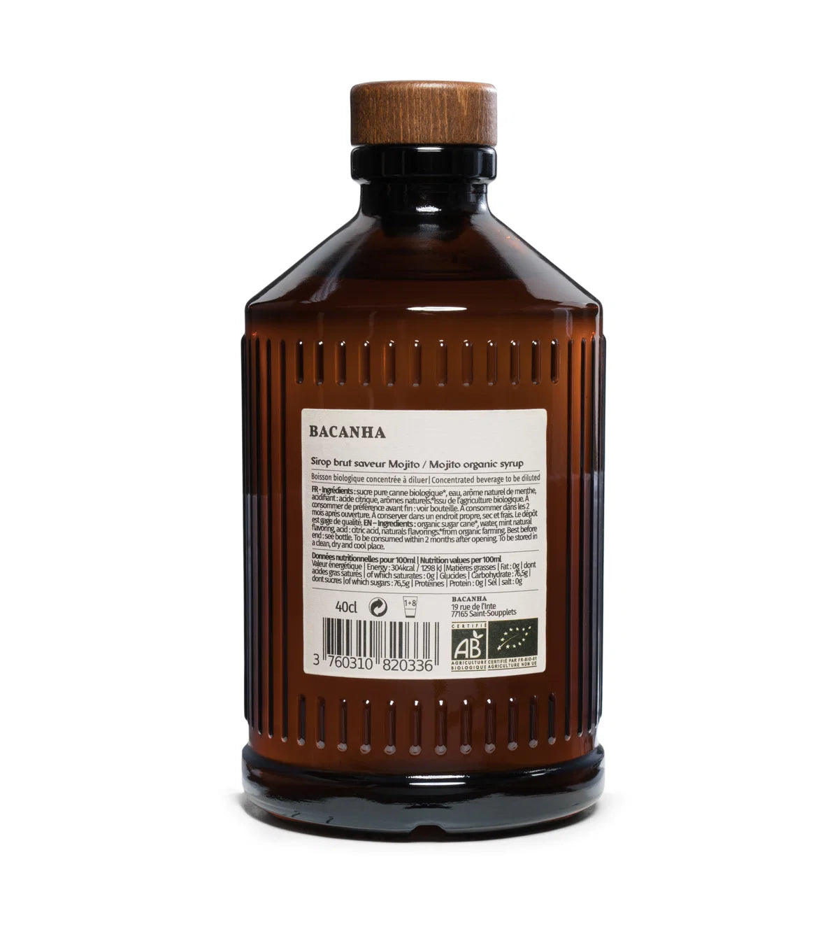 Bacanha Raw Mojito Organic Syrup