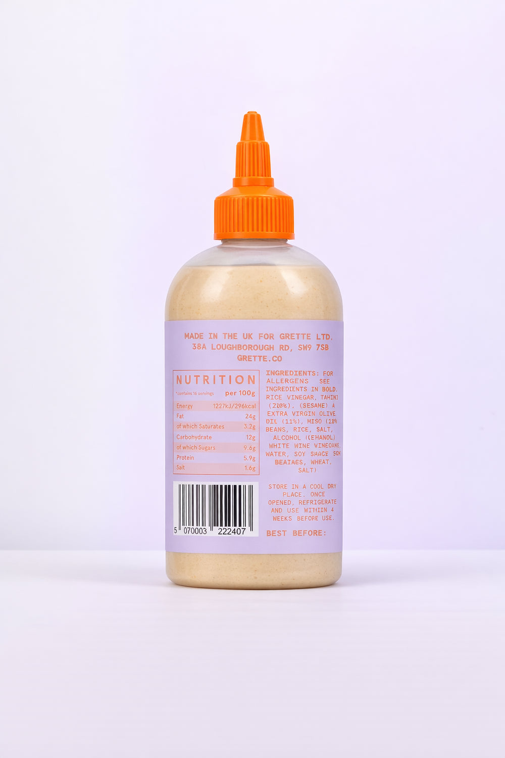 Grette Tahini & Miso Dressing