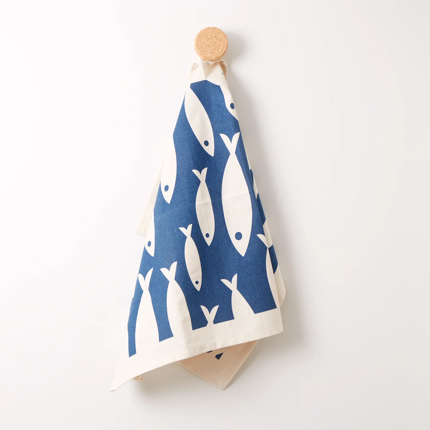 Liga Organic Tea Towel in Fish