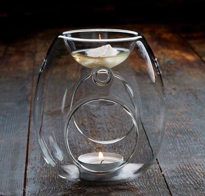 janie wilson glass wax melt burner