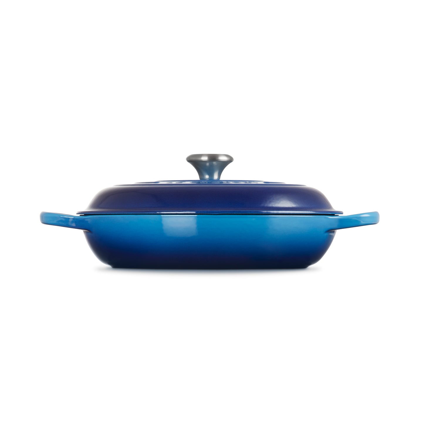 Le Creuset Signature Cast Iron Shallow Casserole 30cm Azure Blue