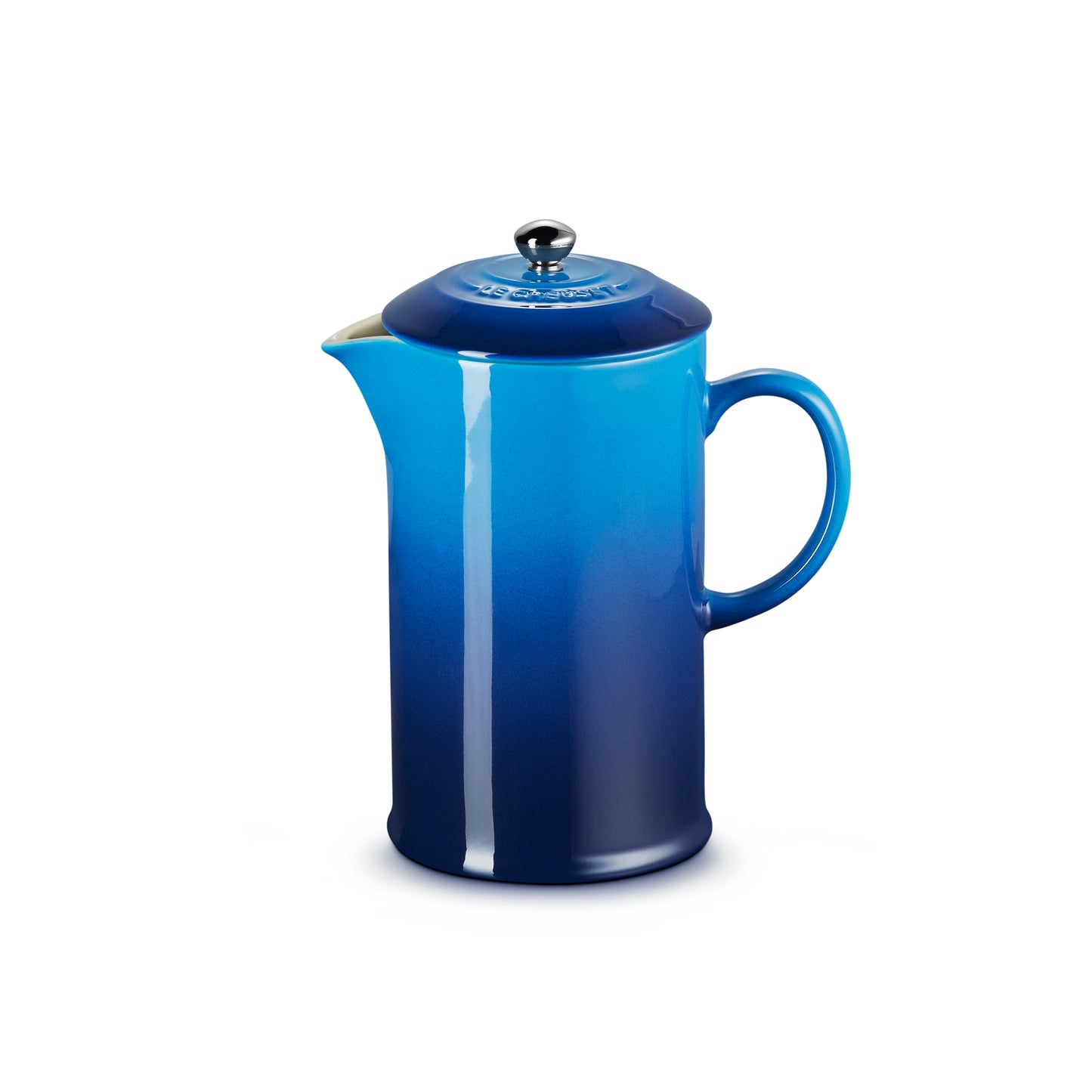 Le Creuset Stoneware Cafetiere 0.8L Azure Blue