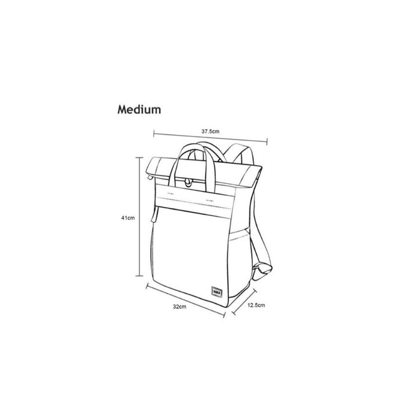 Roka Bag Camden A Medium Dimensions