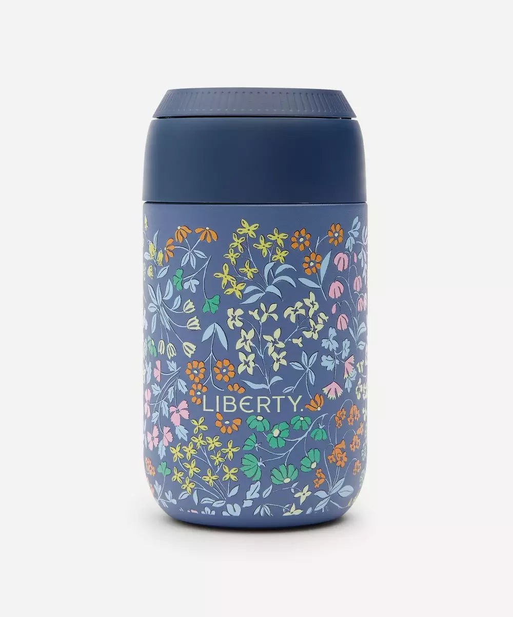 Chilly's Series 2 Liberty April Flowers 340ml Coffee Cup - Whale Blue