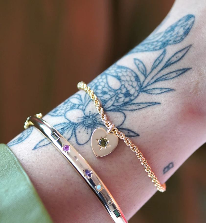 model wearing the bangle