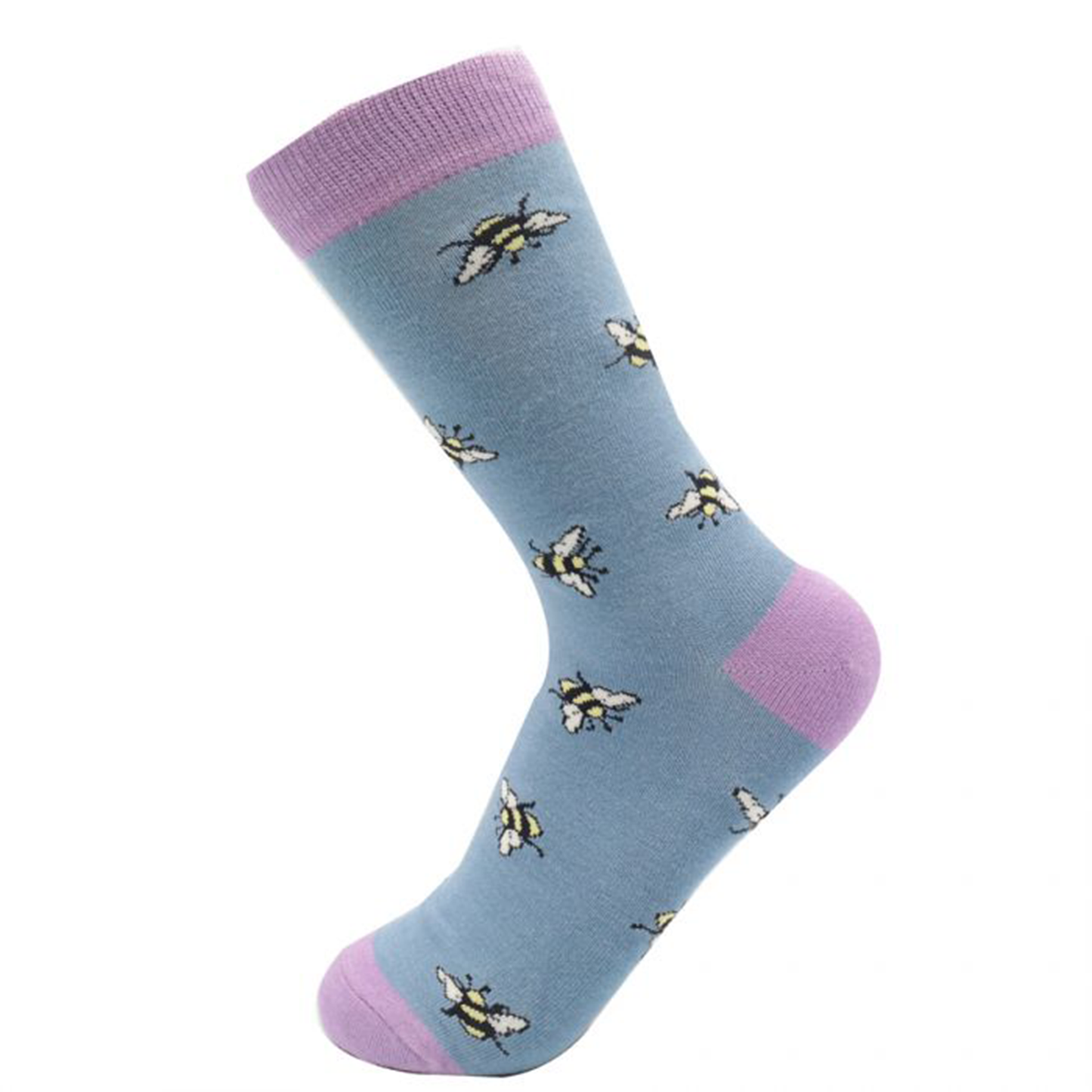 an image showing what the socks look like being worn