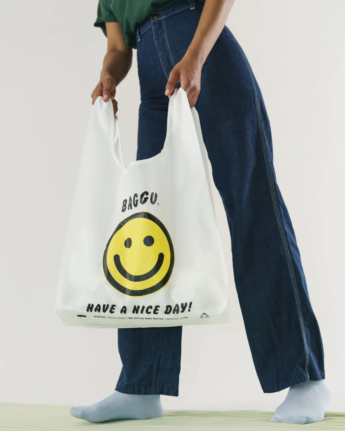 BAGGU Standard Reusable Bag - Thank You Happy