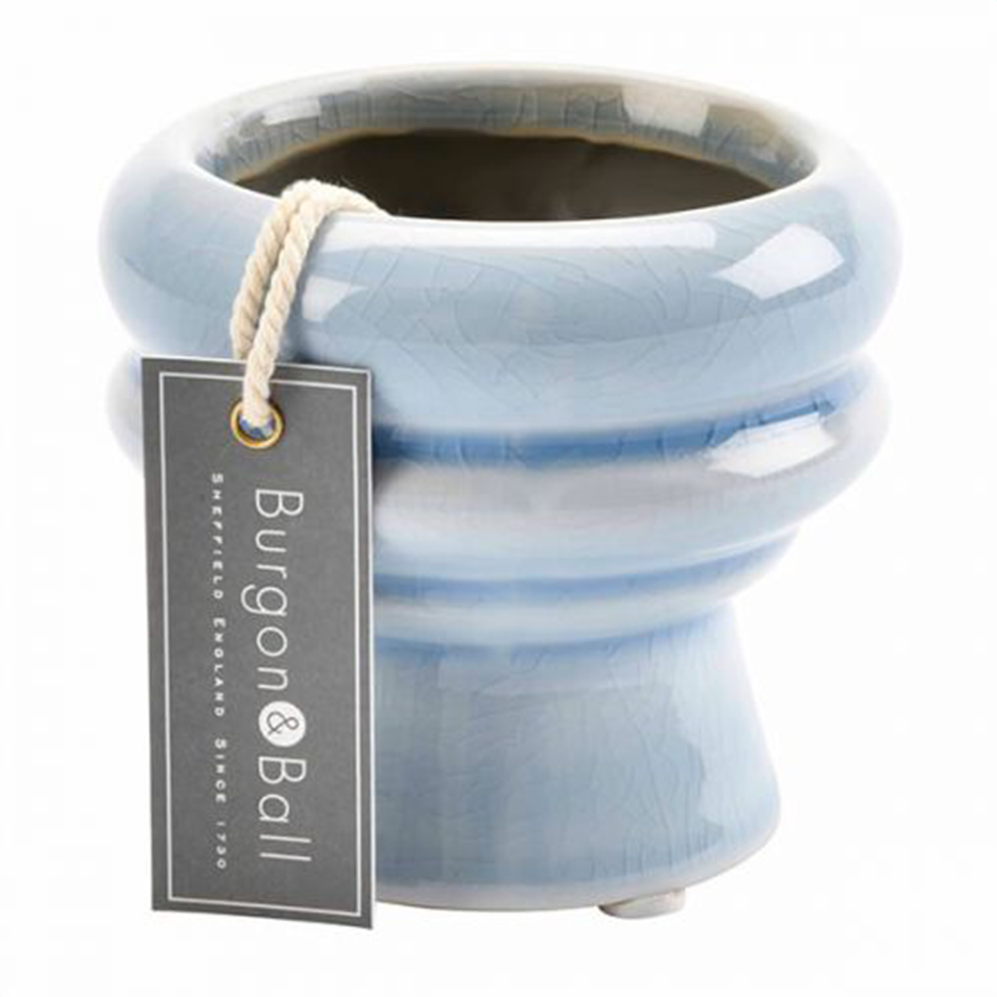 the Burgon & Ball tag which comes on the pot