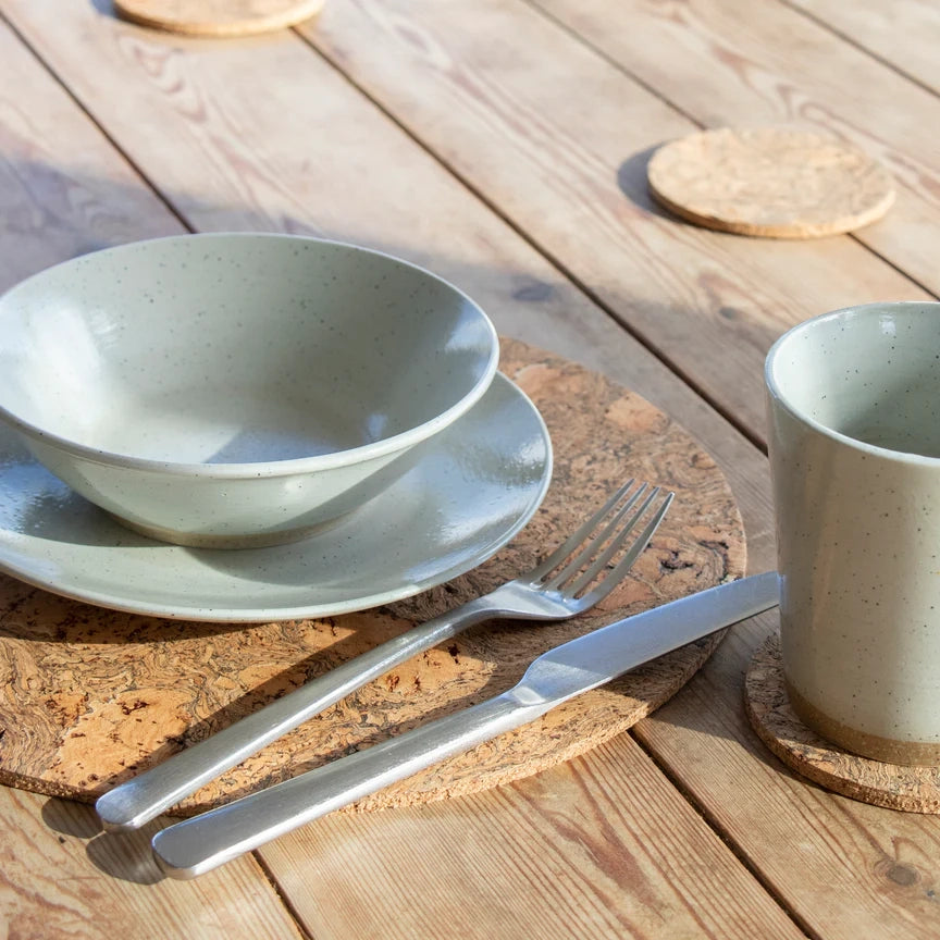 Liga Natural Cork Round Placemats Set of 4