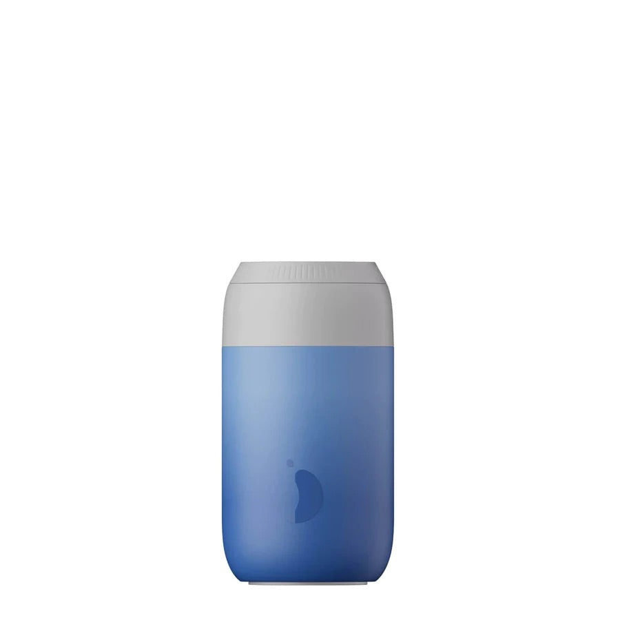 Chillys series 2 coffee cup in Ombre blue 