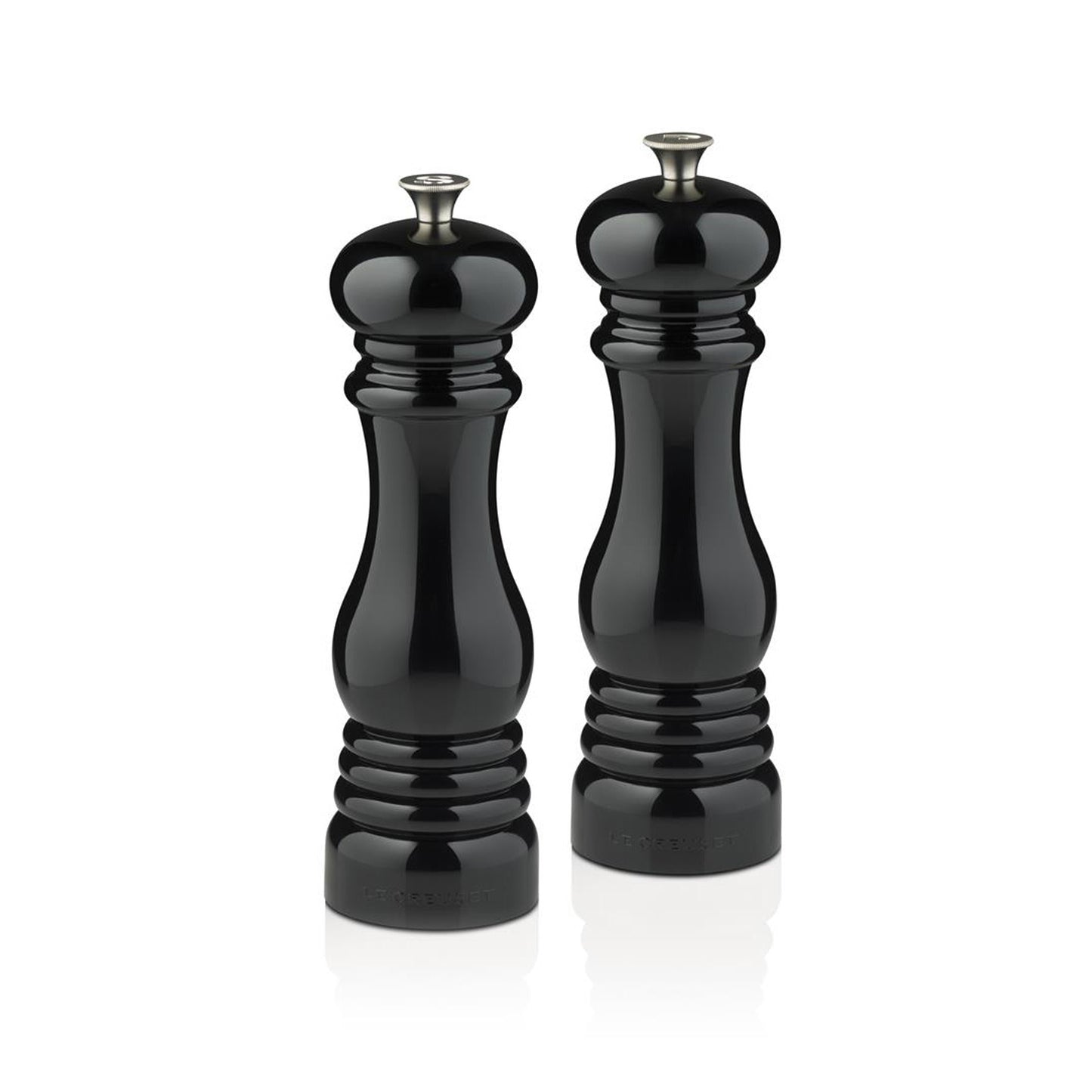 black salt and pepper mills